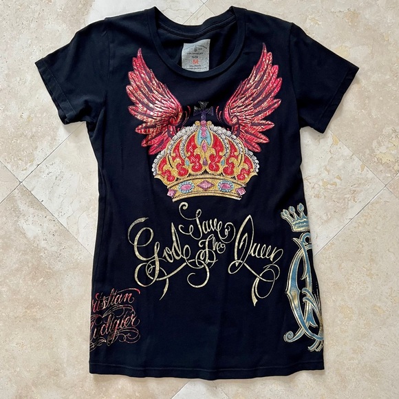 Christian Audigier Ed Hary Vintage Top - Picture 1 of 5